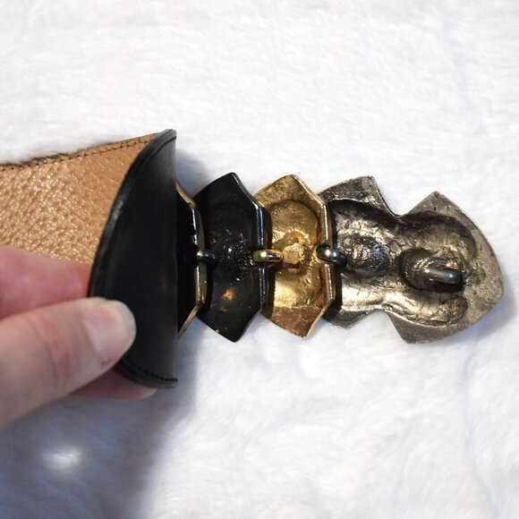 Roberto Dalpra Gaucho Leather Waist Belt Genuine Leather Argentine Western Boho - Picture 12 of 16